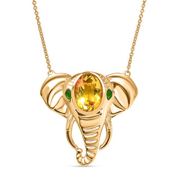 EVER TRUE Sphaleros Quarz Halskette ca. 50 cm Nickelfreies Messing ca. 9,86 ct.