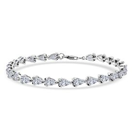 LUSTRO STELLA weißes Zirkonia 18cm Armband