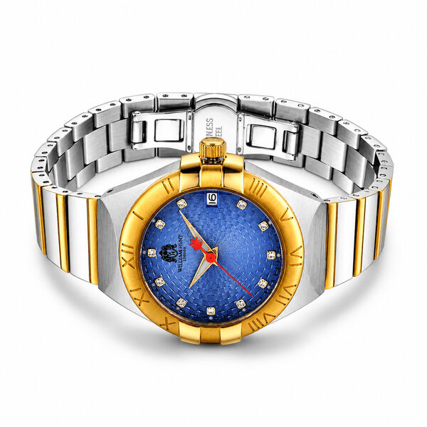WILLIAM HUNT - Moissanit Uhren 21.5 cm Bicolor ca. 0,01 ct. image number 4