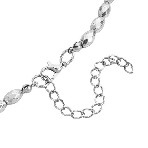 Silberbeschichteter H&auml;matit Schmuckset  ca. 724,00 ct. image number 12