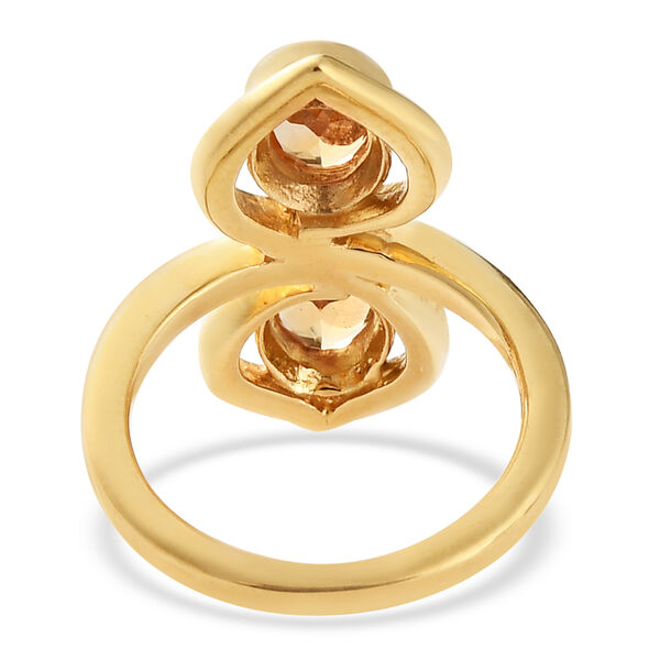 Citrin Ring 925 Silber vergoldet  ca. 1,43 ct image number 6