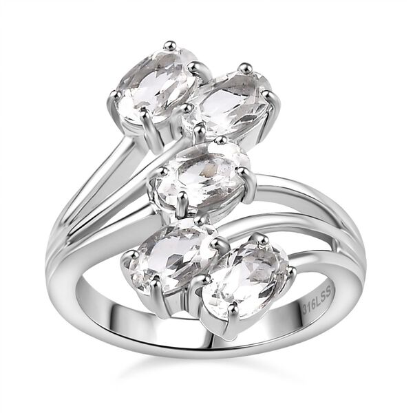 Wei&szlig;er Topas-Ring - 2,87 ct. image number 4