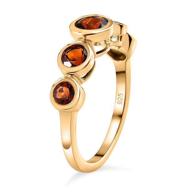 Kirschcitrin Ring, 925 Silber vergoldet, ca. 1.29 ct image number 5