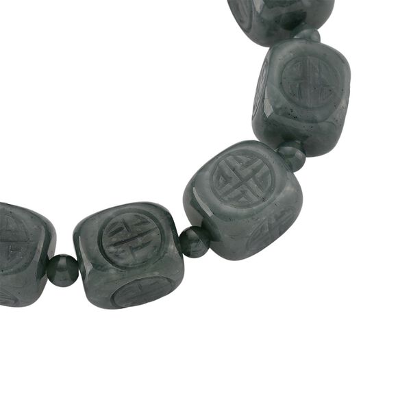 Flexibles nat&uuml;rliches Olmek Jadeit Armband - 300 ct. image number 3