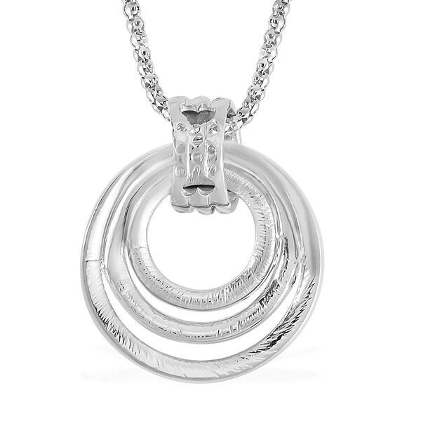 Weißer Kristall Halskette ca. 70 cm image number 4