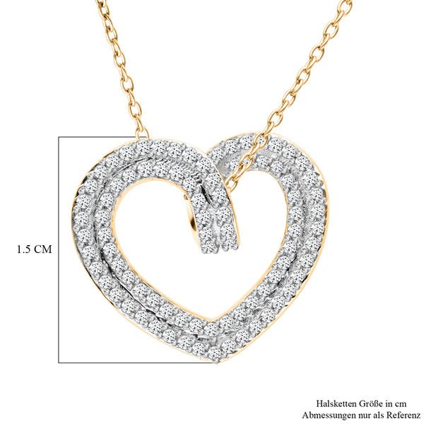 Diamant Anh&auml;nger mit Kette - 0,34 ct. image number 6