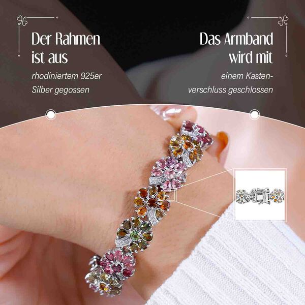 AA Multi-Turmalin und Zirkon Armband image number 3