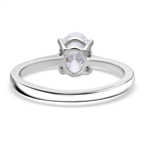 LUXURIANT SGL zertifizierter VS-GH Labor Ovalschliff Diamant Ring - 1 ct. image number 3