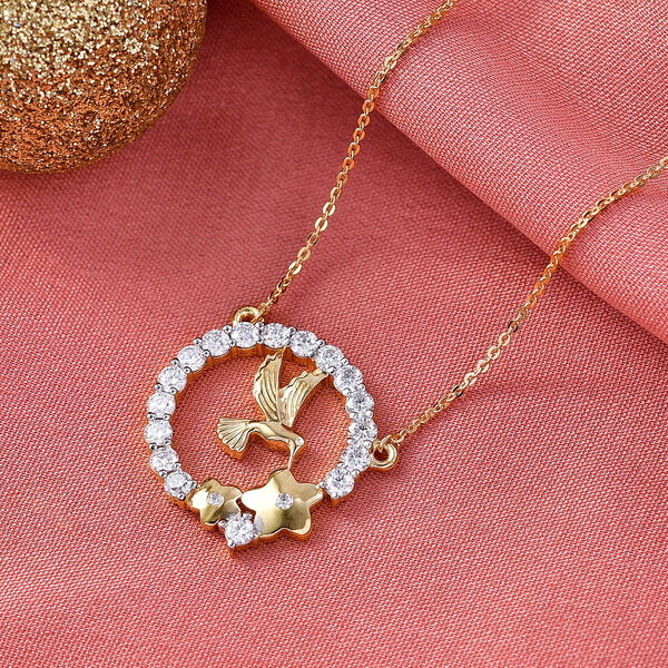 D'Joy Moissanit 45cm Halskette - 0,87 ct. image number 1