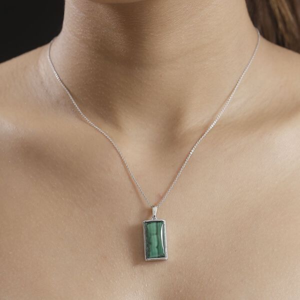 Malachit Anhänger - 14,29 ct. image number 3