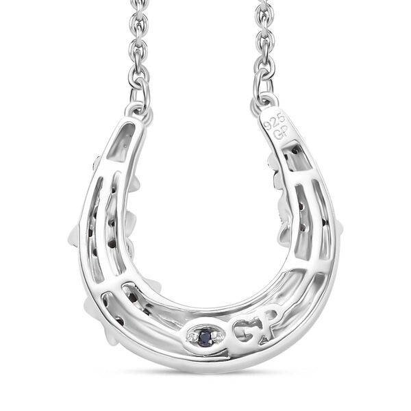 GP Celestial Kollektion - Blauer Diamant Anhänger mit Kette, ca. 0.26 ct. image number 4