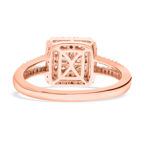 Champagner- und wei&szlig;er Diamant-Ring - 0,50 ct. image number 1