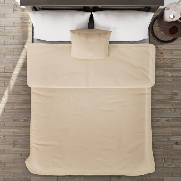 2er-Set Kupfer Bettbezug und Kopfkissenbezug, Elfenbein image number 2