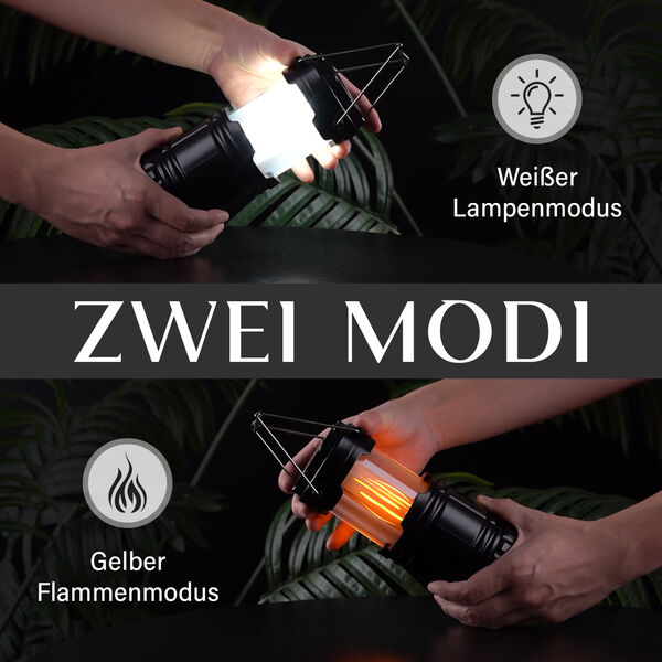 LED-Flammen Campinglaterne image number 6