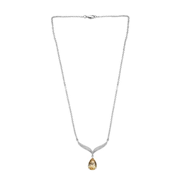 Citrin Halskette, 45 cm - 4,50 ct. image number 5