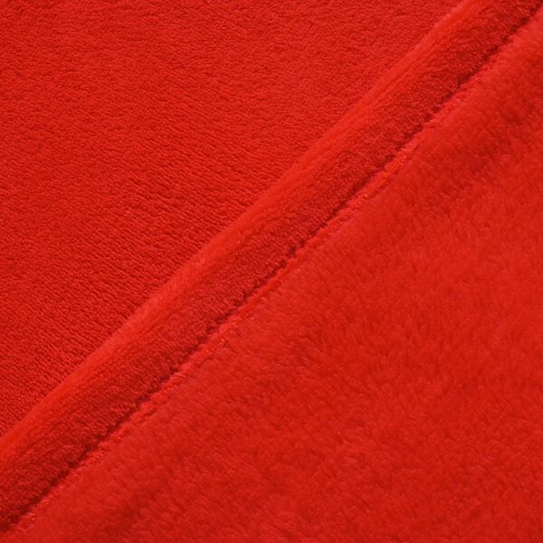 Flauschiger Flanell Hoodie mit großer Tasche, rot image number 7