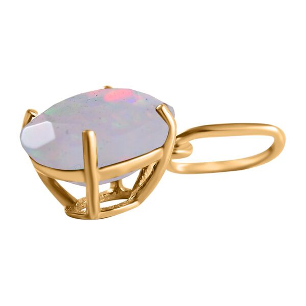 AA Nat&uuml;rlicher, &auml;thiopischer Welo Opal Anh&auml;nger 375 Gold ca. 0.79 ct image number 3