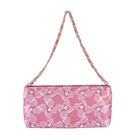 Luxury Edition: Seidenbrokat Handtasche mit Satin Geschenbox, RFID, Rosa