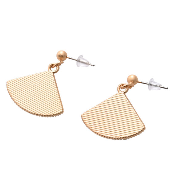 LA MAREY Signature Set mit Seidenschal und Seidentropfen-Ohrringen, 100% Maulbeerseide, 65 x 170 cm, Orange mit Wei&szlig; image number 7