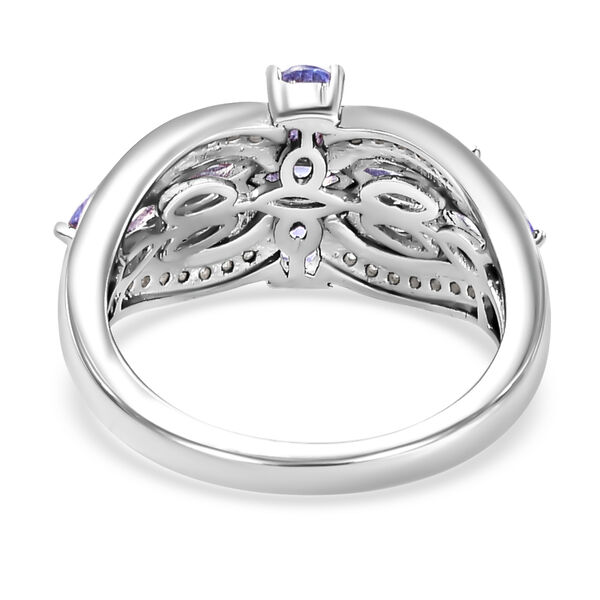 Tansanit und Zirkon Ring - 1,53 ct. image number 6