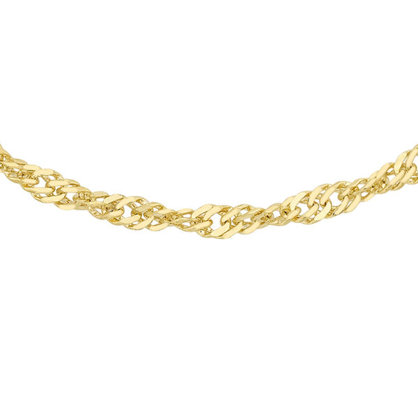 ILIANA gedrehte 45cm Panzerkette in 750 Gold