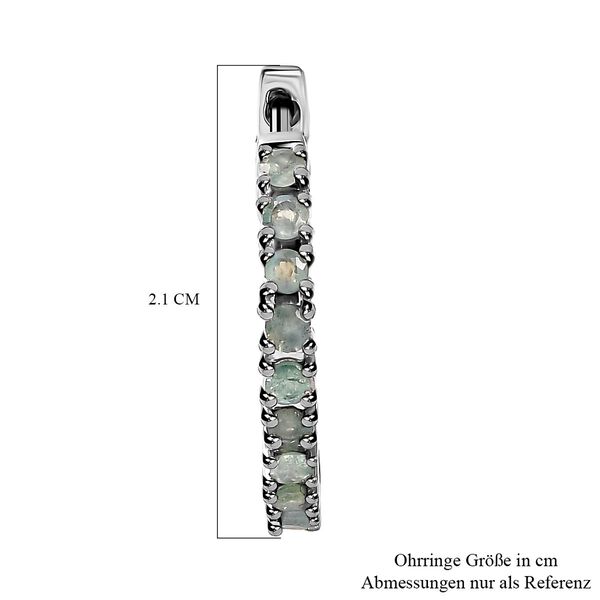 Alexandrit Creolen - 1,39 ct. image number 5