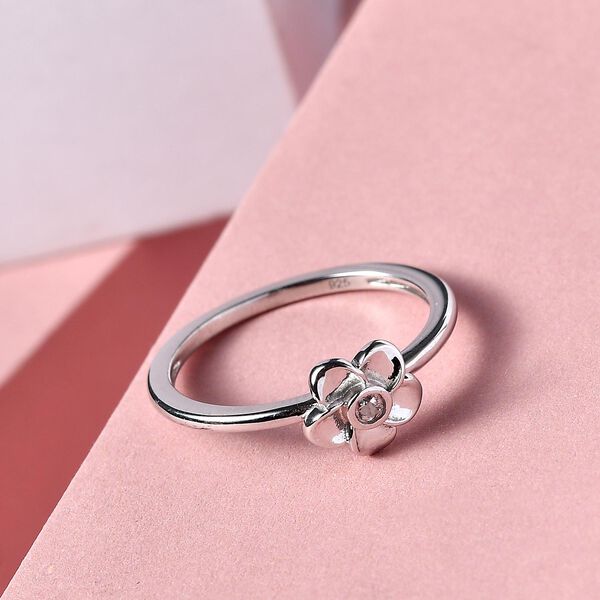 Floraler Diamant-Ring image number 2