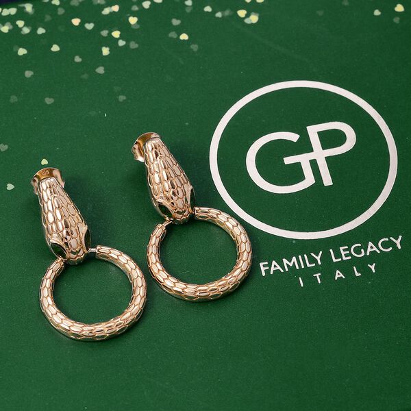 Nat&uuml;rlicher Chromdiopsid, Kanchanaburi Blauer Saphir Ohrringe 925 Silber 750 Gelbgold Vermeil ca. 0.44 ct image number 2