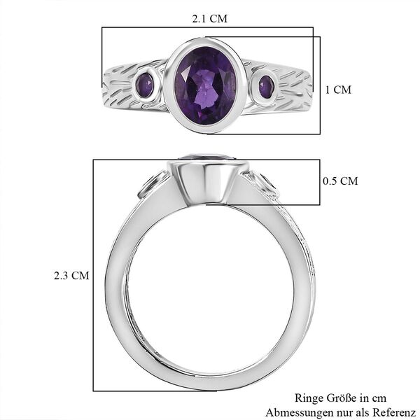 Afrikanischer Amethyst-Ring - 1,29 ct. image number 7