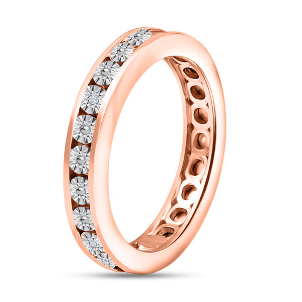 EVER TRUE Wei&szlig;er Diamant Ring Nickelfreies Messing (Gr&ouml;&szlig;e 17.00) image number 5