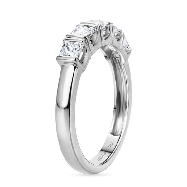 LUXURIANT DIAMOND - Lab Grown Diamant SI-GH SGL zertifiziert Ring 925 Silber Rhodiniert (Gr&ouml;&szlig;e 17.00) (10-15 Werktage Lieferzeit) ca. 1.00 ct image number 4