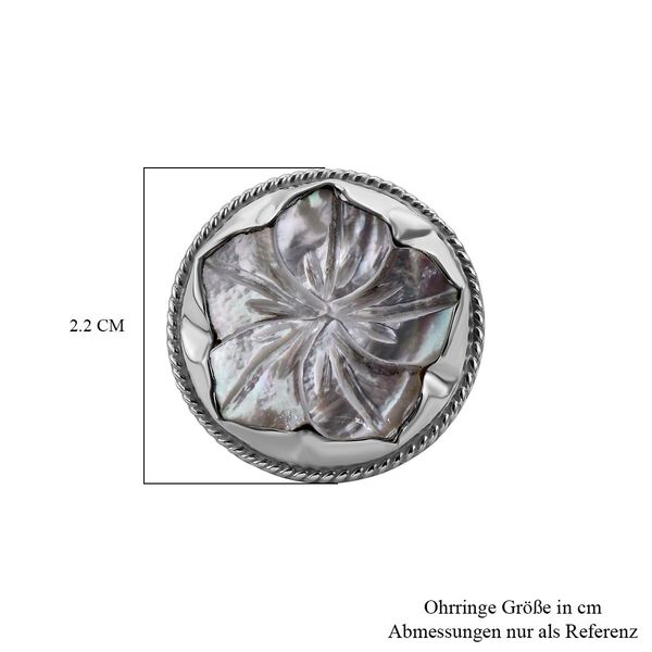 Royal Bali Kollektion- Perlmutt Ohrringe image number 6