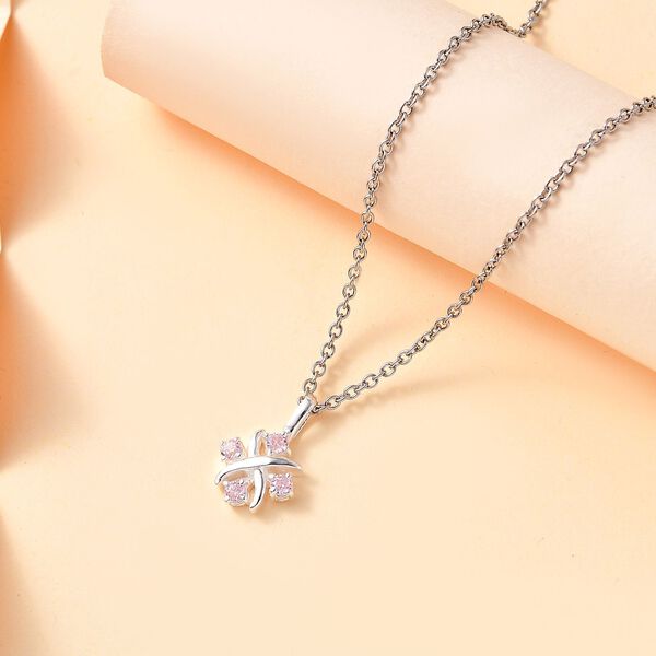 Designer Inspiriert XOXO Roter Zirkonia Schmuckset 925 Silber und Edelstahl image number 2