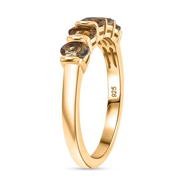 AA Natürlicher goldener Tansanit Ring - 0,80 ct. image number 4