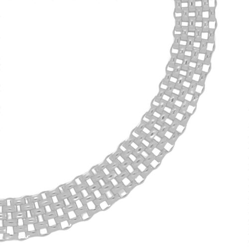 Italienisches Bismark-Kettenarmband in 925 Silber, 19 cm image number 1
