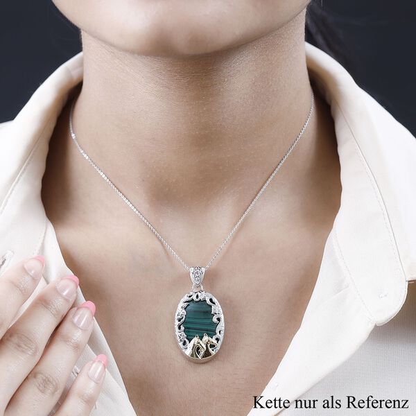 Malachit Anhänger - 50,40 ct. image number 3