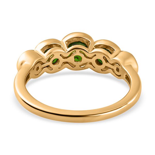 Nat&uuml;rlicher Chromdiopsid-Ring - 1,57 ct. image number 6