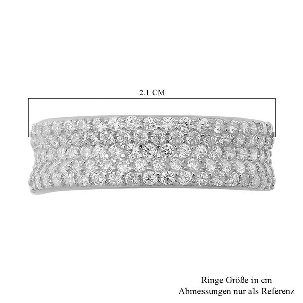 LUSTRO STELLA - wei&szlig;er Zirkonia-Ring - 0,93 ct. image number 4