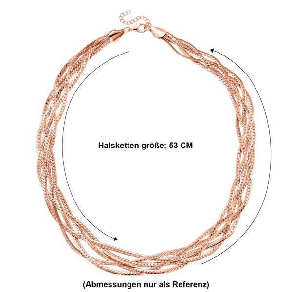 Eisen Rose Halskette ca. 53.25 cm ca. 41,40g image number 5