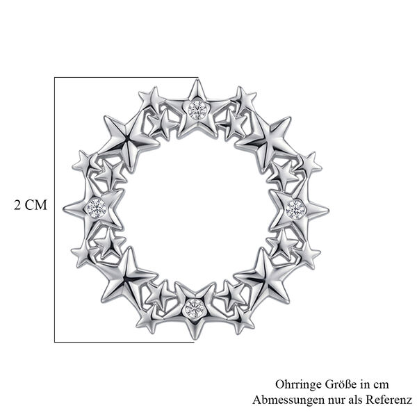 LUXURIANT DIAMOND - Lab Grown Diamant SI-GH Ohrringe 925 Silber Rhodiniert ca. 0.06 ct image number 3