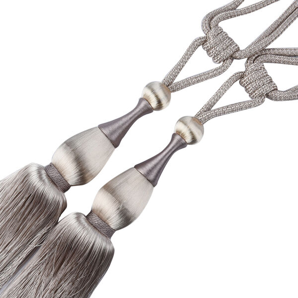 2er-Set Vorhang Raffhalter Quasten, L&auml;nge 46 cm, Golden image number 7