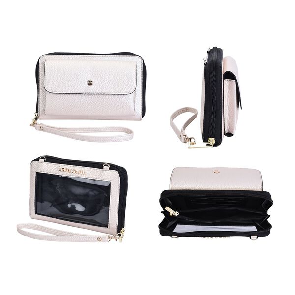 2er Set - Crossbody Tasche und Powerbank mit 4000mAh, Gold image number 3