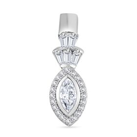 J Francis gefertigt mit SWAROVSKI- Swarovski Zirkonia Anhänger