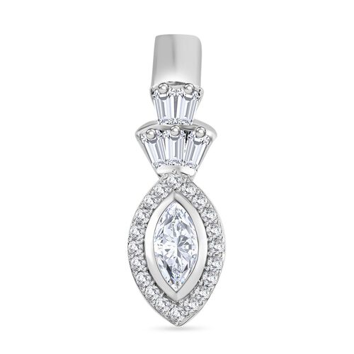 J Francis gefertigt mit SWAROVSKI- Swarovski Zirkonia Anhänger image number 0