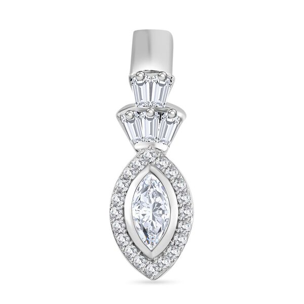 J Francis gefertigt mit SWAROVSKI- Swarovski Zirkonia Anhänger image number 0