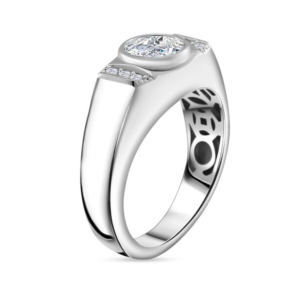 Moissanit Ring - 1,09 ct. image number 3