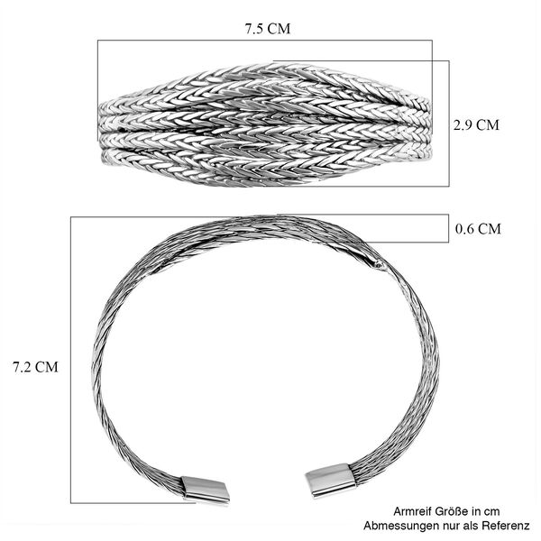 Royal Bali Kollektion - Armreif, 19 cm - 38g image number 7