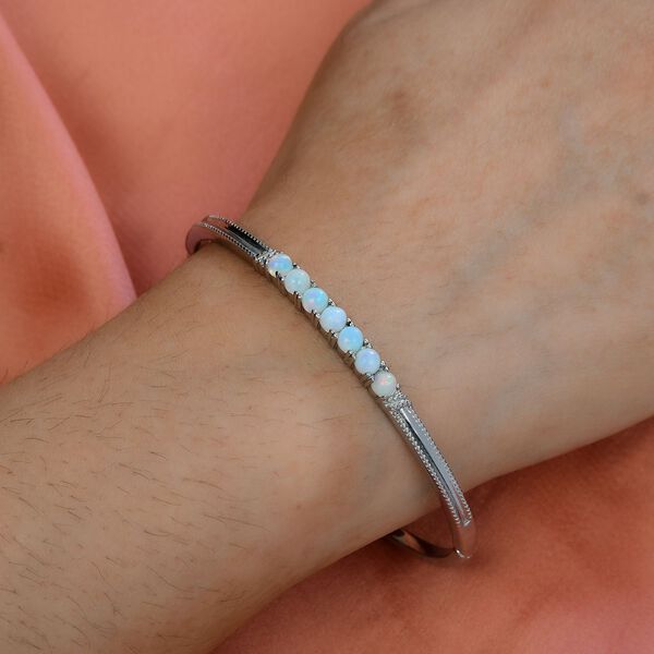 AA nat&uuml;rlicher, &auml;thiopischer Welo Opal-Armreif, 19 cm - 1,38 ct. image number 3