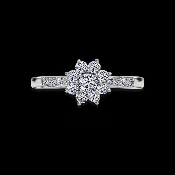 LUXURIANT SGL zertifizierter VS-GH Labor Diamant Ring - 0,75 ct. image number 2