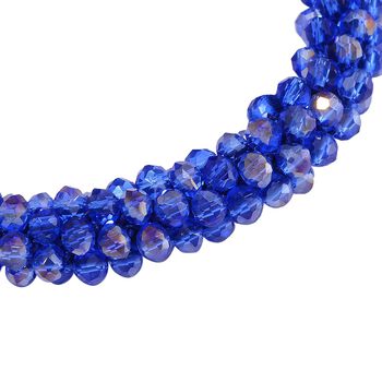 Flexibles, blaues Magie Farbe Kristall-Armband